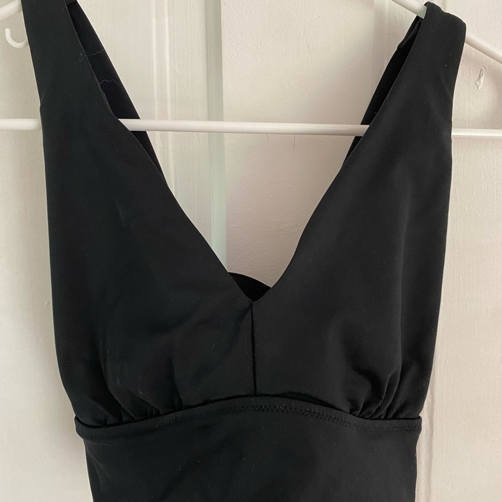 Black Women's Swim Top